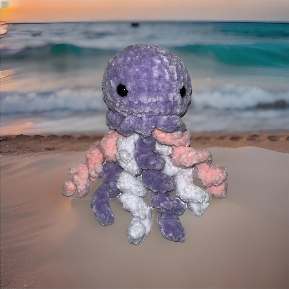 Handmade Crochet Plushie Jellyfish
